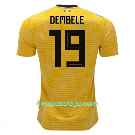 Billiga Fotbollströjor Belgien Dembele 19 VM 2018 Borta tröja